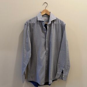 Ledbury Men's Blue Button-Up Shirt